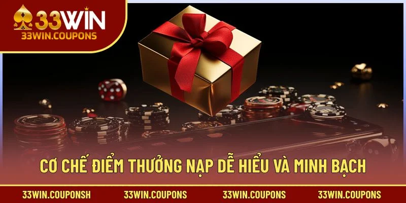 Cơ chế điểm thưởng nạp dễ hiểu và minh bạch